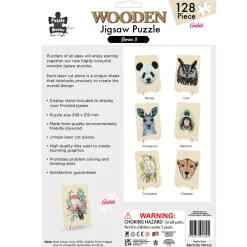 Australian Geographic 128 Piece Wooden Jigsaw Puzzle, Galah