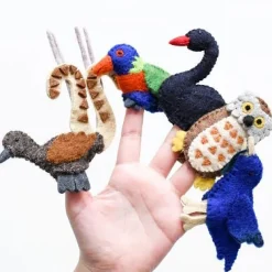 Australian Geographic Australian Animals D - Finger Puppet Set Birds of Australia