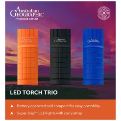 Australian Geographic LED Torch Trio