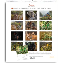 Australian Geographic Society Art Calendar 2025