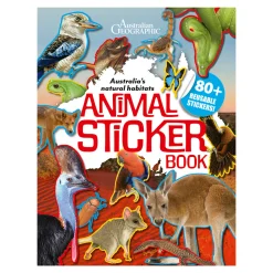 Kids Australian Geographic Australia's Natural Habitats Animal Sticker Book