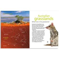 Kids Australian Geographic Australia's Natural Habitats Animal Sticker Book