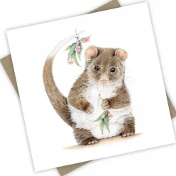 Australian Geographic Banjo the Ringtail Possum Greeting Card from PopcornBlue