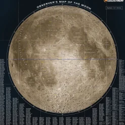 Australian Geographic Celestron Observer's Map of the Moon