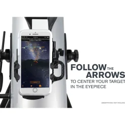 Australian Geographic Celestron Starsense Explorer™ LT 114AZ Smartphone App-Enabled Newtonian Reflector Telescope