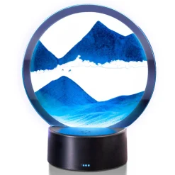 Australian Geographic Circular LED Sand Art - Blue