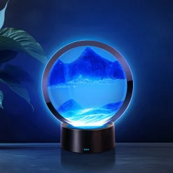 Australian Geographic Circular LED Sand Art - Blue