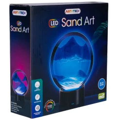 Australian Geographic Circular LED Sand Art - Blue