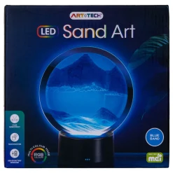 Australian Geographic Circular LED Sand Art - Blue