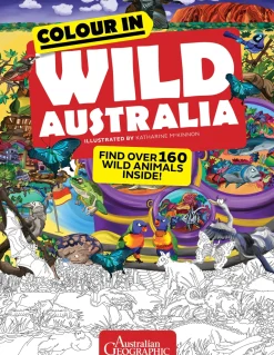 Kids Australian Geographic Colour In Wild Australia