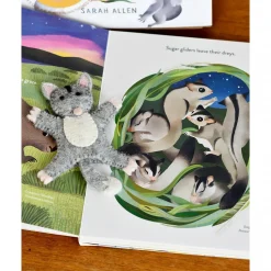 Australian Geographic Jumping Joeys Finger Puppets and Book Set by Sarah Allen