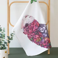 Australian Geographic Marini Ferlazzo Organic Cotton Tea Towel – Galah Bushwalk