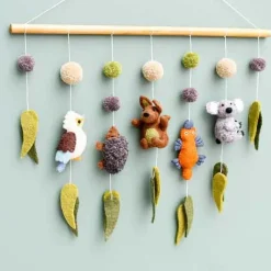 Australian Geographic Nursery Cot Mobile Hanging Australian Animals
