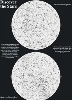 Australian Geographic Star Scratch Map