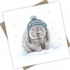 Australian Geographic William Winter Wombat Greeting Card from PopcornBlue